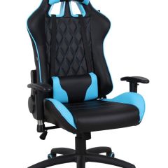 Кресло компьютерное BRABIX "GT Master GM-110" (черное/голубое) 531928 в Покачах - pokachi.mebel24.online | фото 1