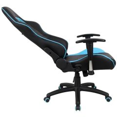 Кресло компьютерное BRABIX "GT Master GM-110" (черное/голубое) 531928 в Покачах - pokachi.mebel24.online | фото 5