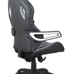 Кресло компьютерное BRABIX "Techno Pro GM-003" (черное/серое, вставки серые) 531814 в Покачах - pokachi.mebel24.online | фото 4