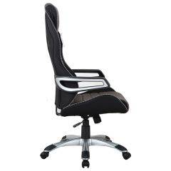 Кресло компьютерное BRABIX Techno GM-002 (ткань) черное/серое, вставки белые (531815) в Покачах - pokachi.mebel24.online | фото 4
