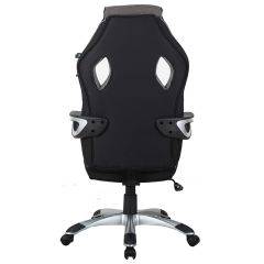 Кресло компьютерное BRABIX Techno GM-002 (ткань) черное/серое, вставки белые (531815) в Покачах - pokachi.mebel24.online | фото 6