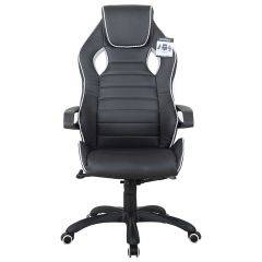 Кресло компьютерное BRABIX Techno Pro GM-003 (экокожа черное/серое, вставки серые) 531814 в Покачах - pokachi.mebel24.online | фото 5