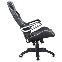 Кресло компьютерное BRABIX Techno Pro GM-003 (экокожа черное/серое, вставки серые) 531814 в Покачах - pokachi.mebel24.online | фото 6
