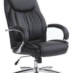 Кресло офисное BRABIX "Advance EX-575" (хром/экокожа/черное) 531825 в Покачах - pokachi.mebel24.online | фото 2