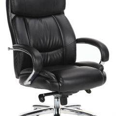 Кресло офисное BRABIX "Direct EX-580" (хром/рециклированная кожа/черное) 531824 в Покачах - pokachi.mebel24.online | фото 2
