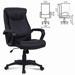 Кресло офисное BRABIX "Enter EX-511" (экокожа/черная) 530859 в Покачах - pokachi.mebel24.online | фото