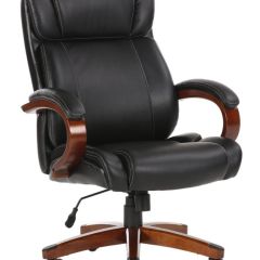 Кресло офисное BRABIX PREMIUM "Magnum EX-701" (дерево, рециклированная кожа, черное) 531827 в Покачах - pokachi.mebel24.online | фото 1
