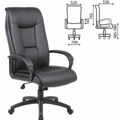 Кресло офисное BRABIX PREMIUM "Work EX-513" (экокожа, черное) 531943 в Покачах - pokachi.mebel24.online | фото 2