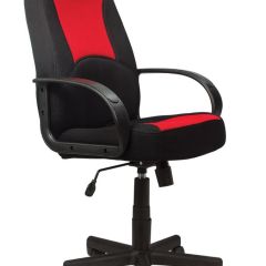 Кресло офисное BRABIX "City EX-512", ткань черная/красная, TW, 531408 в Покачах - pokachi.mebel24.online | фото 1