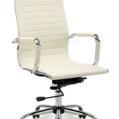 Кресло офисное BRABIX "Energy EX-509" (экокожа, хром, бежевое) 531166 в Покачах - pokachi.mebel24.online | фото 1