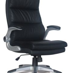 Кресло офисное BRABIX "Fregat EX-510" (рециклированная кожа, черное) 530863 в Покачах - pokachi.mebel24.online | фото