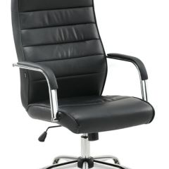 Кресло офисное BRABIX "Stark EX-547" (экокожа, хром, черное) 531948 в Покачах - pokachi.mebel24.online | фото