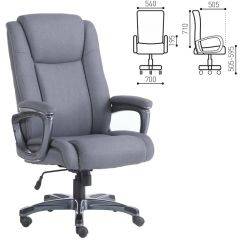 Кресло офисное BRABIX "Solid HD-005" (ткань/серое) 531823 в Покачах - pokachi.mebel24.online | фото