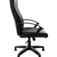 Кресло офисное BRABIX "Trust EX-535" (экокожа/черная/ткань серая) 531383 в Покачах - pokachi.mebel24.online | фото 1