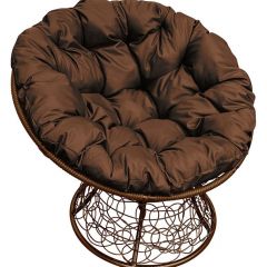 Кресло "ПАПАСАН" ротанг (каркас коричневый) в Покачах - pokachi.mebel24.online | фото