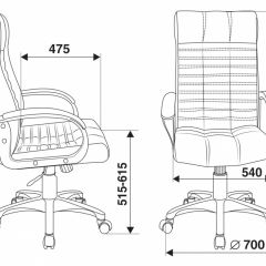 Кресло руководителя Бюрократ KB-10/BLACK в Покачах - pokachi.mebel24.online | фото 4