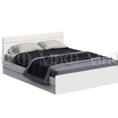 НЭНСИ NEW Кровать 1,4 м (Белый глянец холодный/Белый) в Покачах - pokachi.mebel24.online | фото