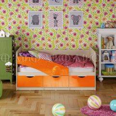 Кровать Бабочки (Оранжевый металлик) 1800 в Покачах - pokachi.mebel24.online | фото 1