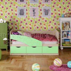 Кровать Бабочки (Салатовый матовый) 1600 в Покачах - pokachi.mebel24.online | фото