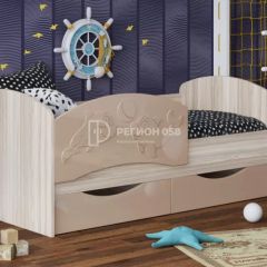 Кровать Дельфин-3 МДФ (фасад 3D) 1600 в Покачах - pokachi.mebel24.online | фото 1