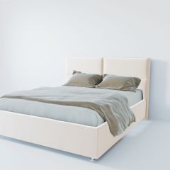 Кровать Корсика с ПМ 1800 (экокожа белая) в Покачах - pokachi.mebel24.online | фото 2