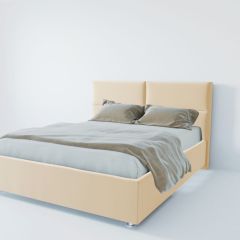 Кровать Корсика с ПМ 800 (экокожа бежевая) в Покачах - pokachi.mebel24.online | фото 2