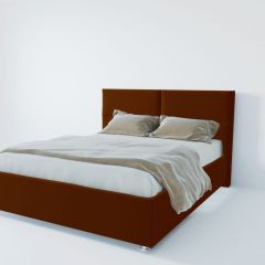 Кровать Корсика с ПМ 800 (велюр бордо) в Покачах - pokachi.mebel24.online | фото 2
