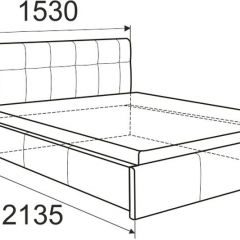 Кровать Лаура с латами Nice White 1600x2000 в Покачах - pokachi.mebel24.online | фото 2