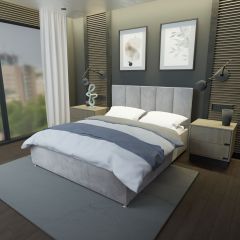 Кровать Мерида с ортопедической решеткой (1400) в Покачах - pokachi.mebel24.online | фото