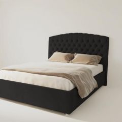 Кровать Берлин без основания 1800 (экокожа кольт ч) в Покачах - pokachi.mebel24.online | фото