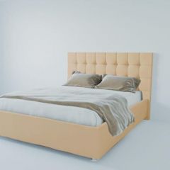 Кровать Венеция без основания 1200 (экокожа бежевая) в Покачах - pokachi.mebel24.online | фото
