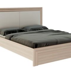 Кровать 1.6 Глэдис М31 с настилом и мягкой частью (ЯШС/Белый) в Покачах - pokachi.mebel24.online | фото