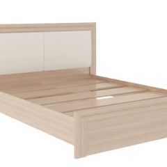 Кровать 1.6 Глэдис М31 с настилом и мягкой частью (ЯШС/Белый) в Покачах - pokachi.mebel24.online | фото 2