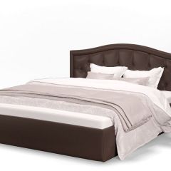 Кровать Стелла 1200 + Основание (Лесмо brown) коричневый в Покачах - pokachi.mebel24.online | фото