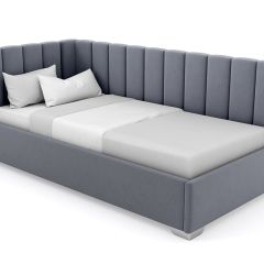Кровать угловая Хлоя интерьерная +основание (90х200) в Покачах - pokachi.mebel24.online | фото 9