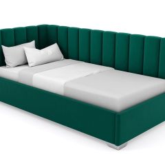 Кровать угловая Хлоя интерьерная +основание (90х200) в Покачах - pokachi.mebel24.online | фото 16