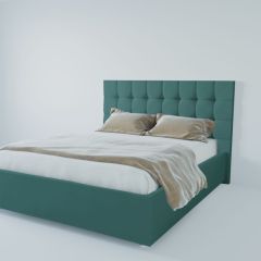 Кровать Венеция с ПМ 900 (велюр бирюзовый) в Покачах - pokachi.mebel24.online | фото 2