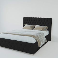 Кровать Версаль с ПМ 1200  (экокожа кольт ч) в Покачах - pokachi.mebel24.online | фото