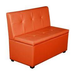 Кухонный диван Уют-1 (1000) Оранжевый в Покачах - pokachi.mebel24.online | фото