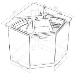 Кухонный гарнитур Лоретта оптима 1500х1800 мм в Покачах - pokachi.mebel24.online | фото 18