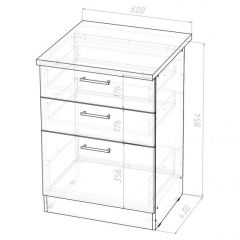 Кухонный гарнитур Надежда стандарт 5 1600 мм в Покачах - pokachi.mebel24.online | фото 13