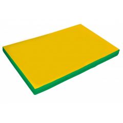 Мат гимнастический 2х1х0,05м цв. зеленый-желтый в Покачах - pokachi.mebel24.online | фото