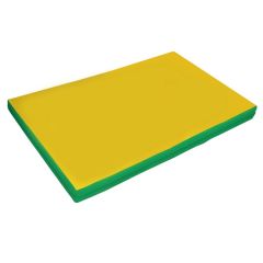 Мат гимнастический 2х1х0,08м цв. зеленый-желтый в Покачах - pokachi.mebel24.online | фото 1