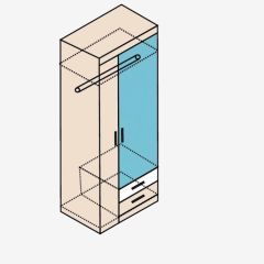 НИКА Н10з Шкаф для одежды в Покачах - pokachi.mebel24.online | фото 4