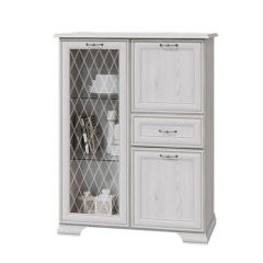 НИКОЛЬ Комод с 1 ст.дв., 2 гл.дв, 1 ящика в Покачах - pokachi.mebel24.online | фото