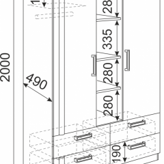 Подростковая Волкер (модульная) в Покачах - pokachi.mebel24.online | фото 11