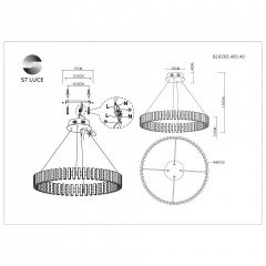 Подвесная люстра ST-Luce Estense SL6203.403.40 в Покачах - pokachi.mebel24.online | фото 5