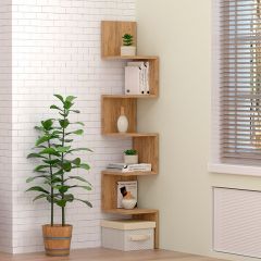 Полка угловая (ЛДСП Дуб крафт золотой) в Покачах - pokachi.mebel24.online | фото