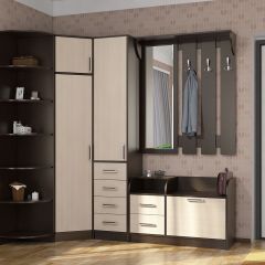 Прихожая ДИАНА-4 сек №5 (Венге/Дуб молочный) в Покачах - pokachi.mebel24.online | фото 3