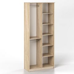 Шкаф 2-х створчатый Дуэт Люкс без зеркала в Покачах - pokachi.mebel24.online | фото 4